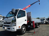 HINO Dutro Truck (With 4 Steps Of Cranes) TKG-XZU710M 2015 201,045km_1