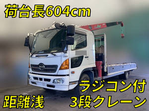 HINO Ranger Truck (With 3 Steps Of Cranes) BKG-FD7JMYA 2008 77,162km_1
