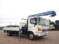 HINO Ranger Truck (With 4 Steps Of Cranes) TKG-FC9JKAP 2013 118,622km_1