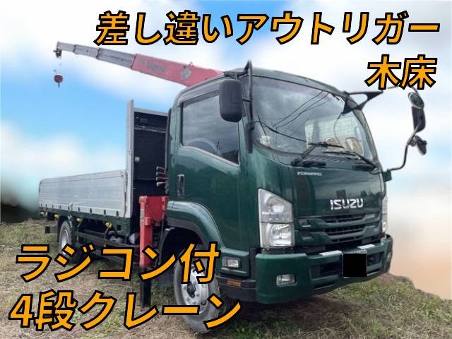 ISUZU Forward Truck (With 4 Steps Of Cranes) TKG-FRR90S2 2015 597,248km