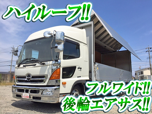 HINO Ranger Aluminum Wing TKG-FD7JLAG 2013 258,579km