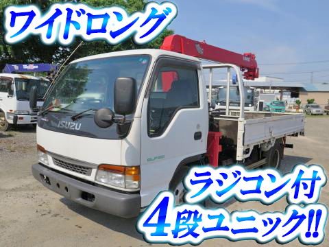 ISUZU Elf Truck (With 4 Steps Of Unic Cranes) KK-NPR71LV 2001 137,907km