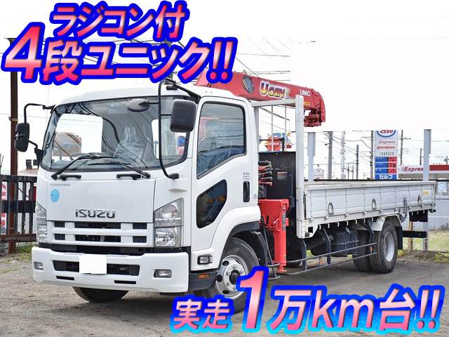 ISUZU Forward Truck (With 4 Steps Of Unic Cranes) TKG-FRR90S1 2013 11,036km