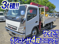 MITSUBISHI FUSO Canter Truck (With 4 Steps Of Unic Cranes) PA-FE38DEN 2005 34,814km_1