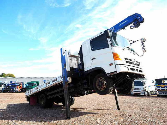 HINO Ranger Self Loader (With 4 Steps Of Cranes) BDG-FE7JKWA 2009 178,711km_1
