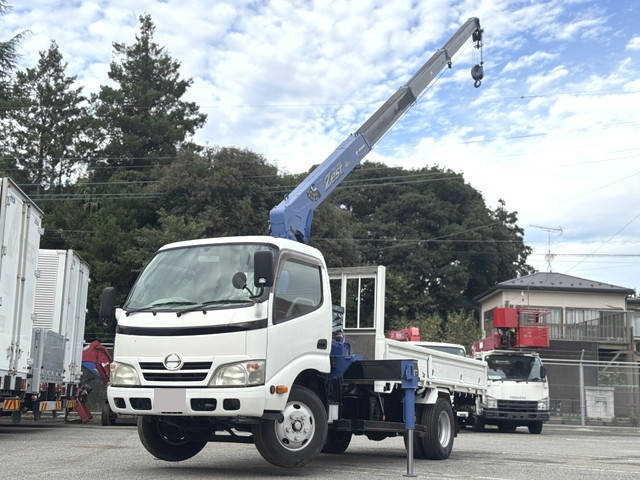 HINO Dutro Truck (With 4 Steps Of Cranes) BKG-XZU344M 2010 115,548km
