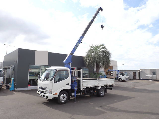 HINO Dutro Truck (With 3 Steps Of Cranes) TKG-XZU650M 2015 58,100km_1