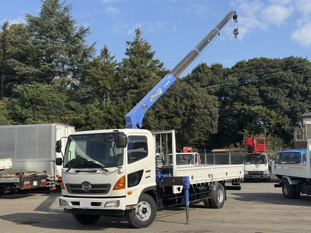 HINO Ranger Truck (With 4 Steps Of Cranes) TKG-FC9JKAP 2013 111,641km