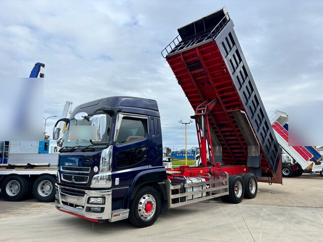 MITSUBISHI FUSO Super Great Deep Dump QKG-FV50VY 2015 443,500km_1
