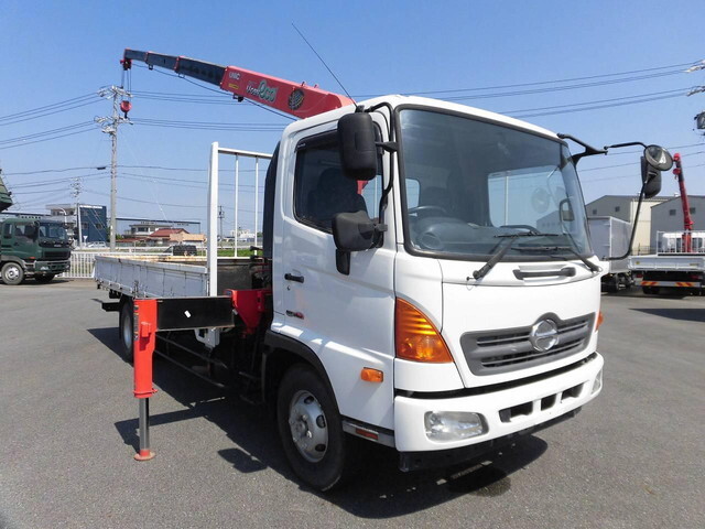 HINO Ranger Truck (With 4 Steps Of Cranes) TKG-FC9JKAP 2012 84,000km