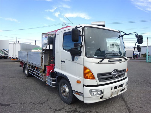 HINO Ranger Truck (With 3 Steps Of Cranes) TKG-GD7JKAG 2014 384,764km_1