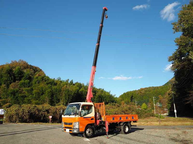MITSUBISHI FUSO Canter Truck (With 4 Steps Of Cranes) TKG-FEA50 2014 58,921km