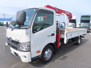 HINO Dutro Truck (With 4 Steps Of Cranes) TKG-XZU722M 2019 5,500km_1