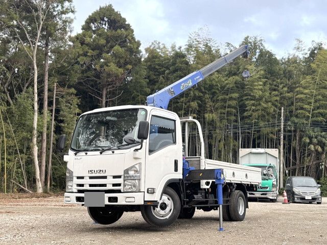 ISUZU Elf Truck (With 3 Steps Of Cranes) TKG-NMR85AN 2014 74,061km_1