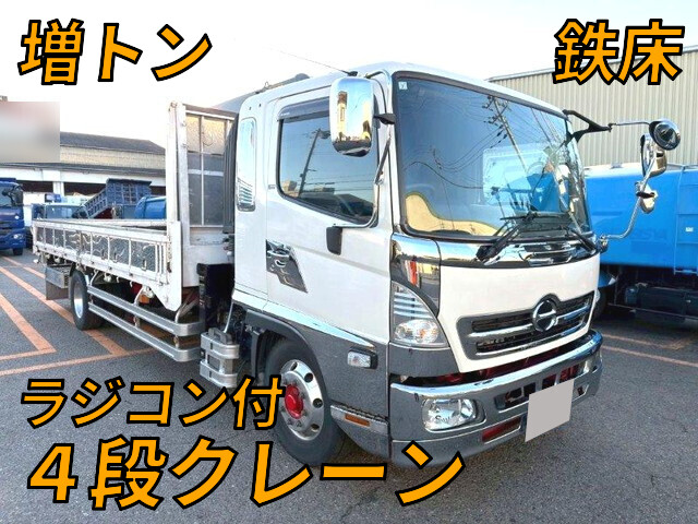 HINO Ranger Truck (With 4 Steps Of Cranes) QKG-FE7JMAA 2017 315,710km_1