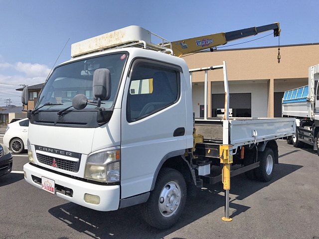 MITSUBISHI FUSO Canter Truck (With 3 Steps Of Cranes) KK-FE83EEN 2003 179,000km