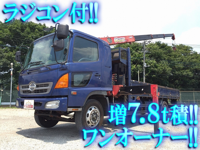 HINO Ranger Truck (With 4 Steps Of Unic Cranes) ADG-FE7JLWA 2006 380,600km