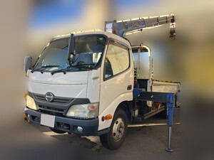 HINO Dutro Truck (With 4 Steps Of Cranes) SKG-XZU650M 2011 215,604km_1