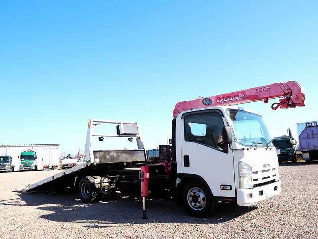 ISUZU Elf Safety Loader (With 4 Steps Of Cranes) BDG-NPR85AN 2009 56,082km