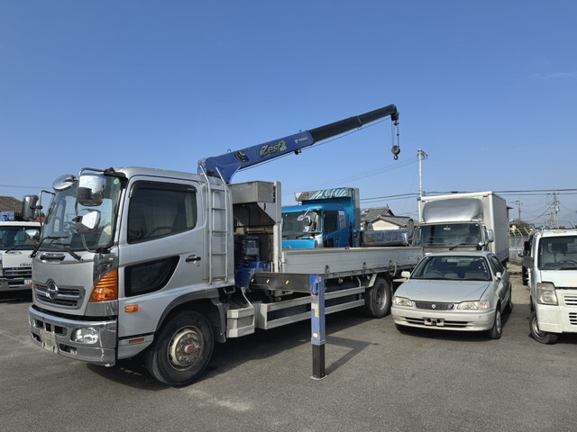 HINO Ranger Truck (With 3 Steps Of Cranes) QKG-FE7JLAG 2013 509,000km_1
