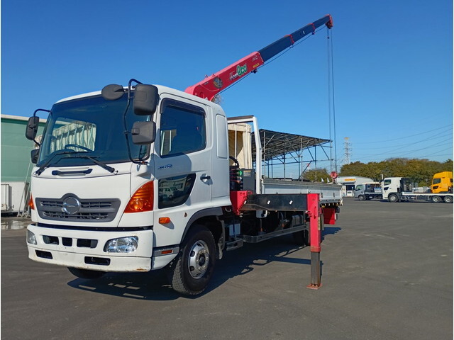 HINO Ranger Truck (With 4 Steps Of Cranes) SKG-FD7JLAA 2012 98,913km