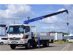 HINO Ranger Truck (With 4 Steps Of Cranes) TKG-FC9JKAP 2012 47,000km_1
