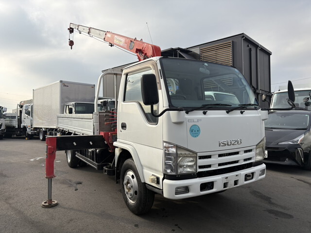 ISUZU Elf Truck (With 4 Steps Of Cranes) TKG-NKR85R 2012 9,645km