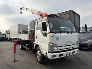 ISUZU Elf Truck (With 4 Steps Of Cranes) TKG-NKR85R 2012 9,645km_1