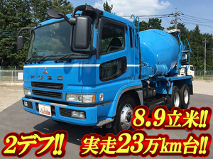MITSUBISHI FUSO Super Great Mixer Truck KL-FV50KJXD 2003 239,315km_1