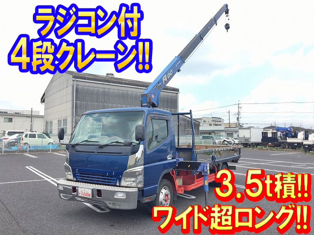 MITSUBISHI FUSO Canter Truck (With 4 Steps Of Cranes) PA-FE83DGY 2007 335,552km