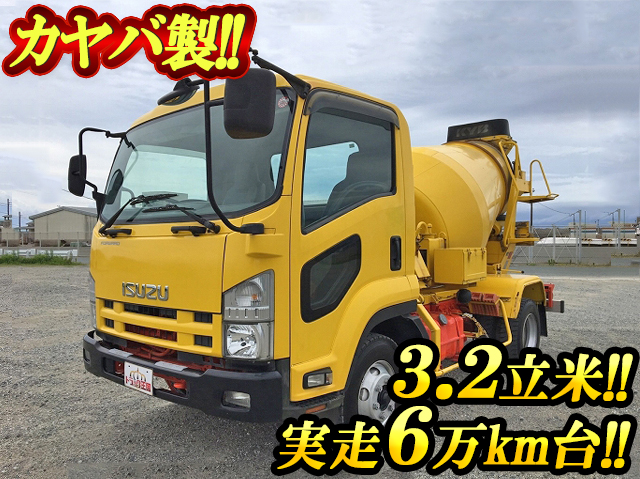 ISUZU Forward Mixer Truck PKG-FRR90S1 2010 63,203km