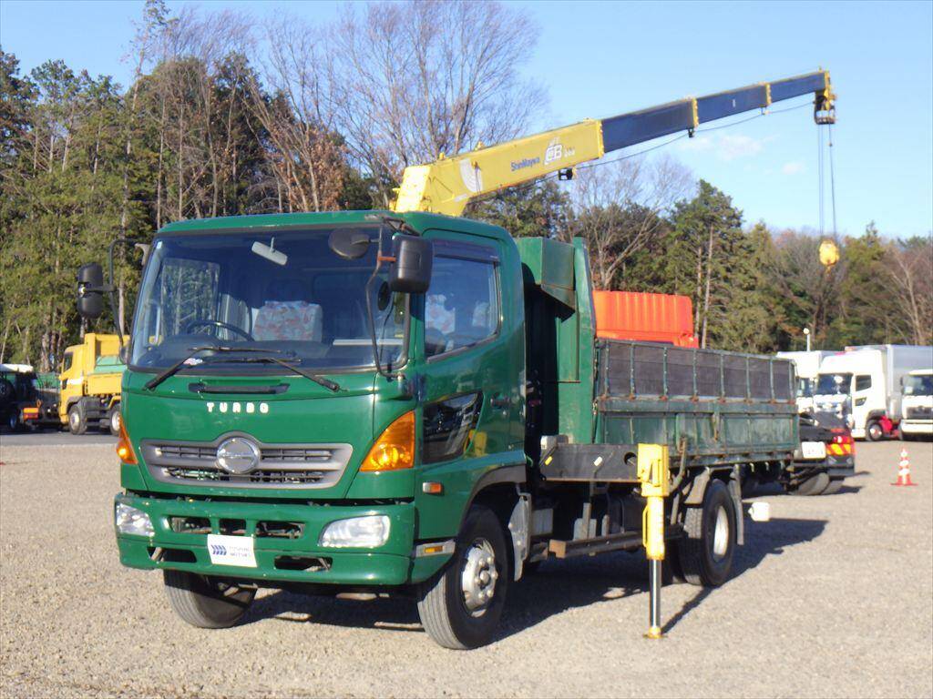 HINO Ranger Truck (With 4 Steps Of Cranes) KK-FC5JHEA 2002 183,000km