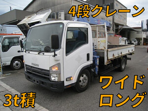 ISUZU Elf Truck (With 4 Steps Of Cranes) BDG-NPR85AR 2008 98,000km_1