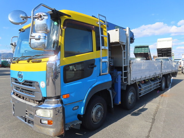 UD TRUCKS Quon Truck (With 4 Steps Of Cranes) QKG-CG5ZA 2013 796,500km