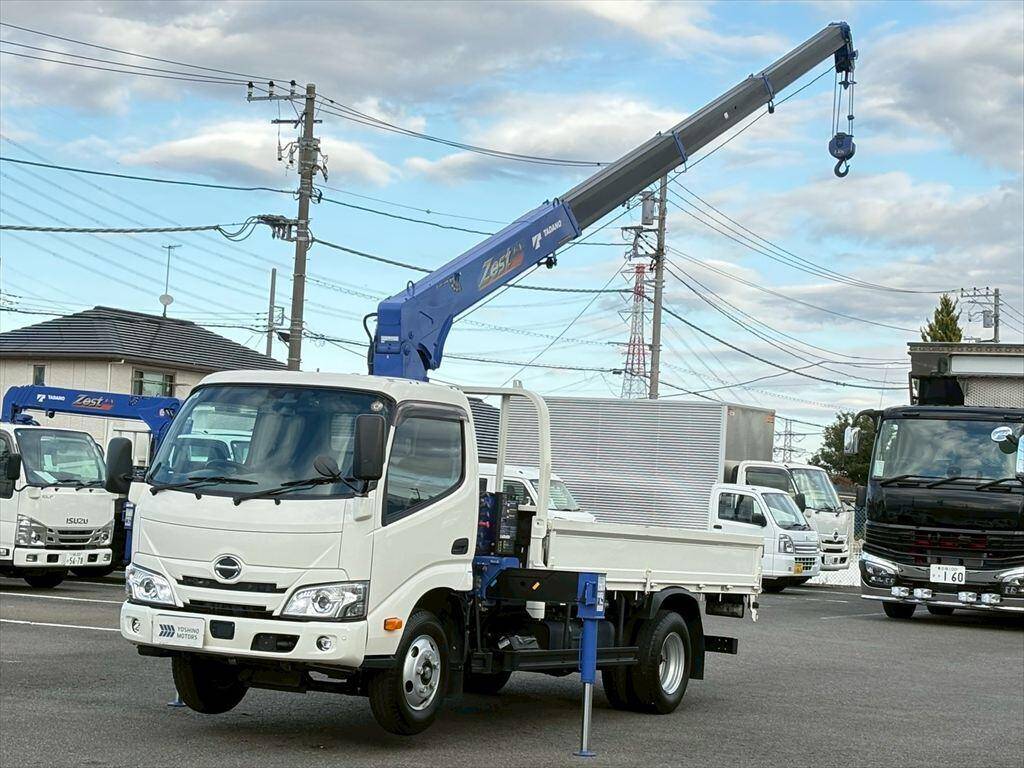 HINO Dutro Truck (With 4 Steps Of Cranes) 2KG-XZU650M 2024 14,000km