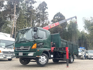 HINO Ranger Truck (With 4 Steps Of Cranes) BDG-FD8JLWA 2008 160,086km_1