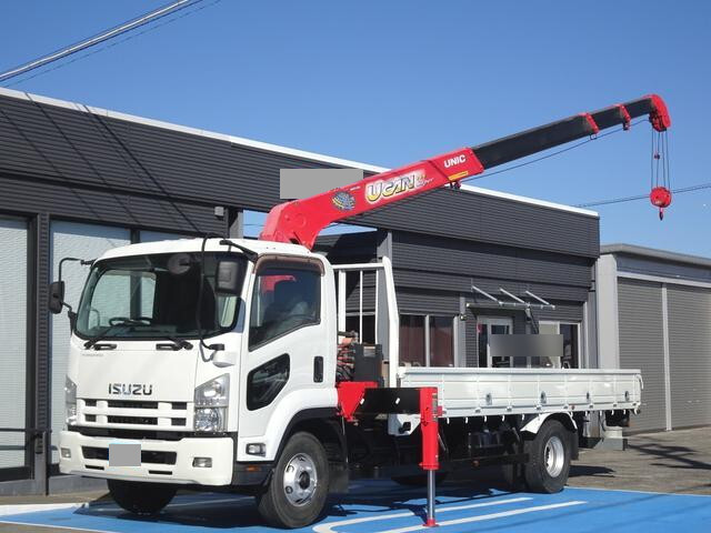 ISUZU Forward Truck (With 4 Steps Of Cranes) TKG-FRR90S1 2014 108,459km