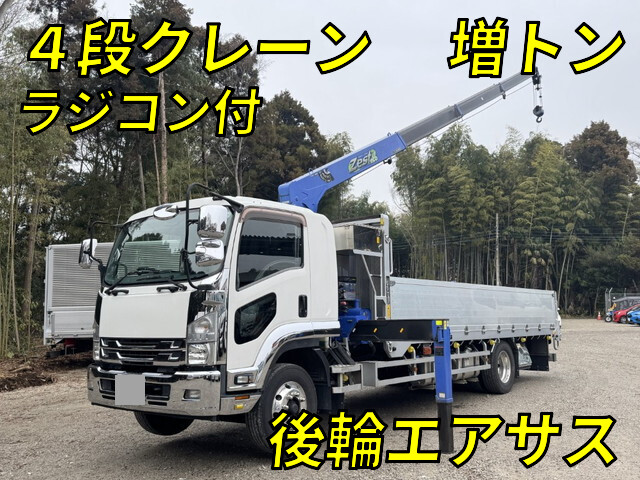 ISUZU Forward Truck (With 4 Steps Of Cranes) QKG-FTR34T2 2017 112,083km