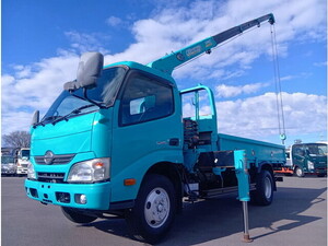 HINO Dutro Truck (With 4 Steps Of Cranes) TKG-XZU650M 2015 51,702km_1