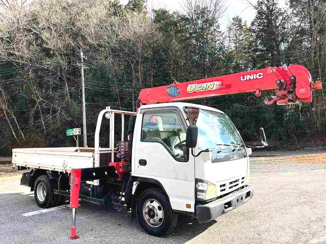 ISUZU Elf Truck (With 5 Steps Of Cranes) PA-NPR81R 2005 143,036km
