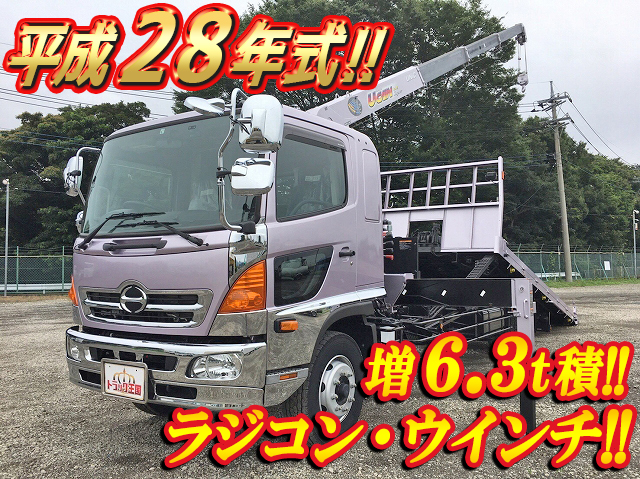 HINO Ranger Safety Loader (With 4 Steps Of Cranes) QKG-FE7JPAA 2016 4,997km