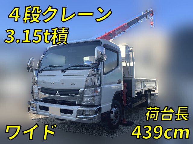 MITSUBISHI FUSO Canter Truck (With 4 Steps Of Cranes) TKG-FEB90 2014 287,201km