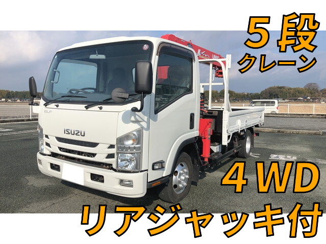ISUZU Elf Truck (With 5 Steps Of Cranes) TPG-NPS85AR 2015 47,000km