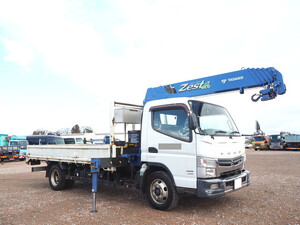 MITSUBISHI FUSO Canter Truck (With 5 Steps Of Cranes) TKG-FEB90 2013 179,780km_1