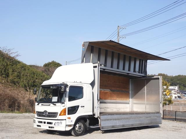 HINO Ranger Aluminum Wing TKG-FD9JLAA 2016 651,000km
