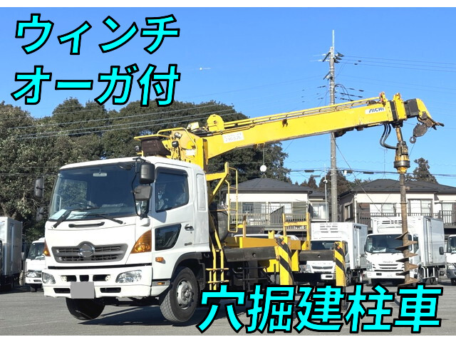 HINO Ranger Hole Digging & Pole Standing Cars SKG-GD7JGAA 2012 160,811km