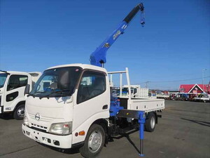HINO Dutro Truck (With 3 Steps Of Cranes) SKG-XZU650M 2011 105,977km_1