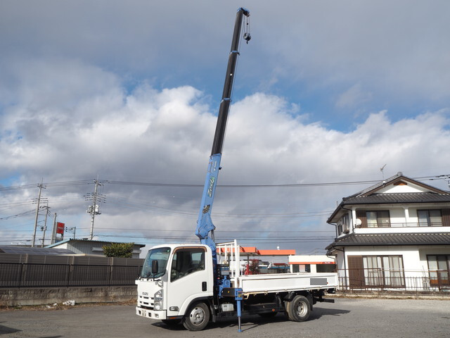 ISUZU Elf Truck (With 4 Steps Of Cranes) TKG-NMR85AR 2013 18,245km