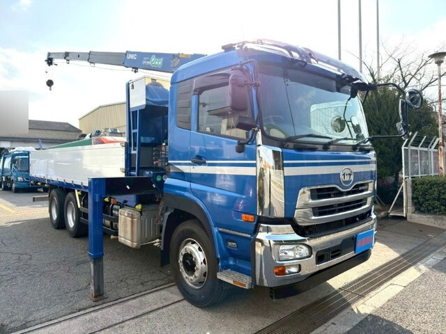 UD TRUCKS Quon Truck (With 4 Steps Of Cranes) QPG-CW5YL 2017 510,400km_1