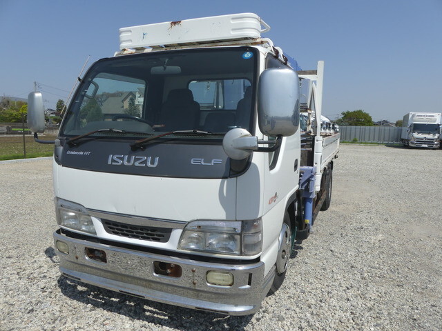 ISUZU Elf Truck (With 4 Steps Of Cranes) KR-NKR81LR 2004 23km_1